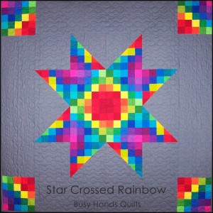Star Crossed Rainbow in Gray