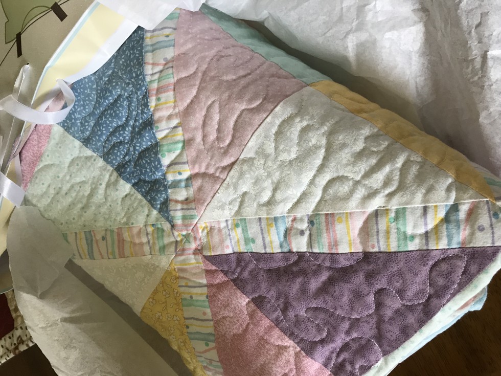 Gift baby quilt