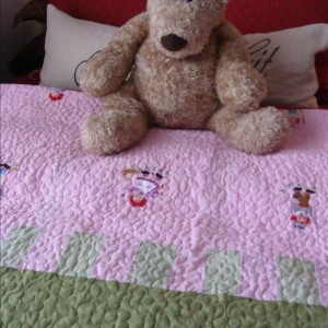 Raggy Ann Quilt ;and Doll