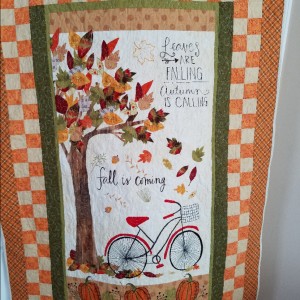Autumnal Bike Quilt