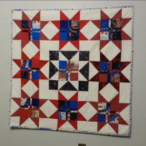 11 & 12 of a 12 PATRIOTIC WALL HANGING PROJECT