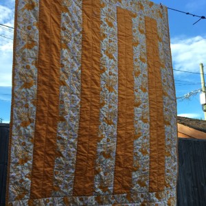 August's Amish Bar quilt 2014