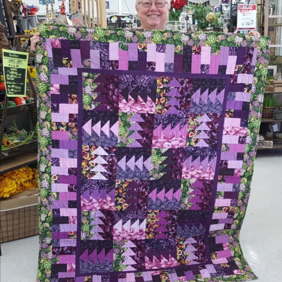 Purple Food Fabrics Quilt