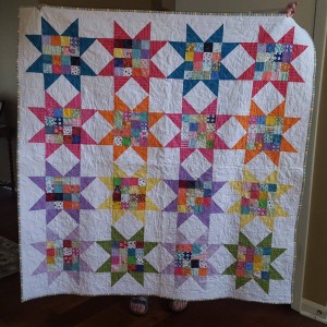 Stars and Scraps Baby (or Child) Quilt 