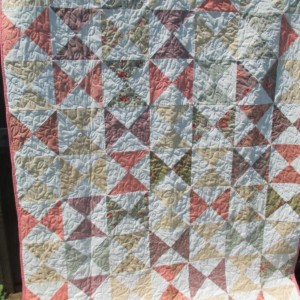 Hour GLass Quilt for my BFF