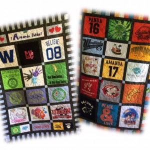Two-sided T-shirt Memory Quilt