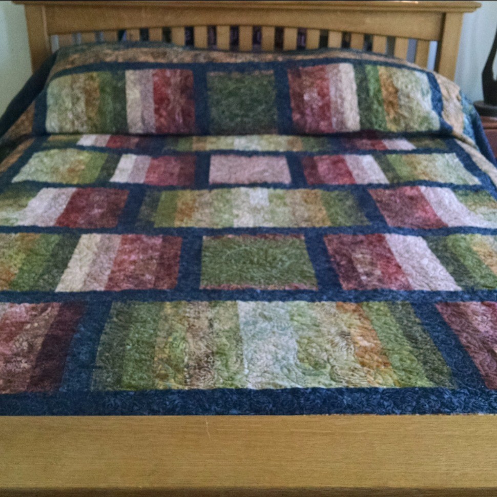 From table runner to King Sized Quilt