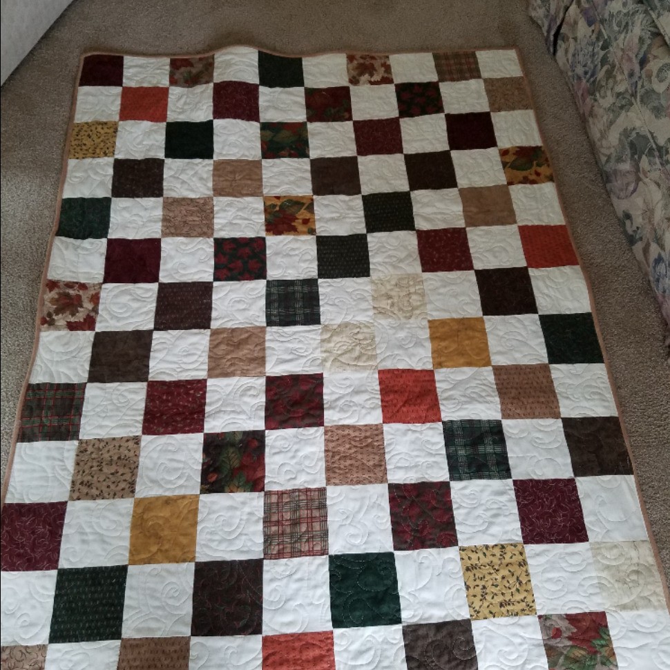 Autumnal Flannel Charm Pack Quilt | Quiltsby.me