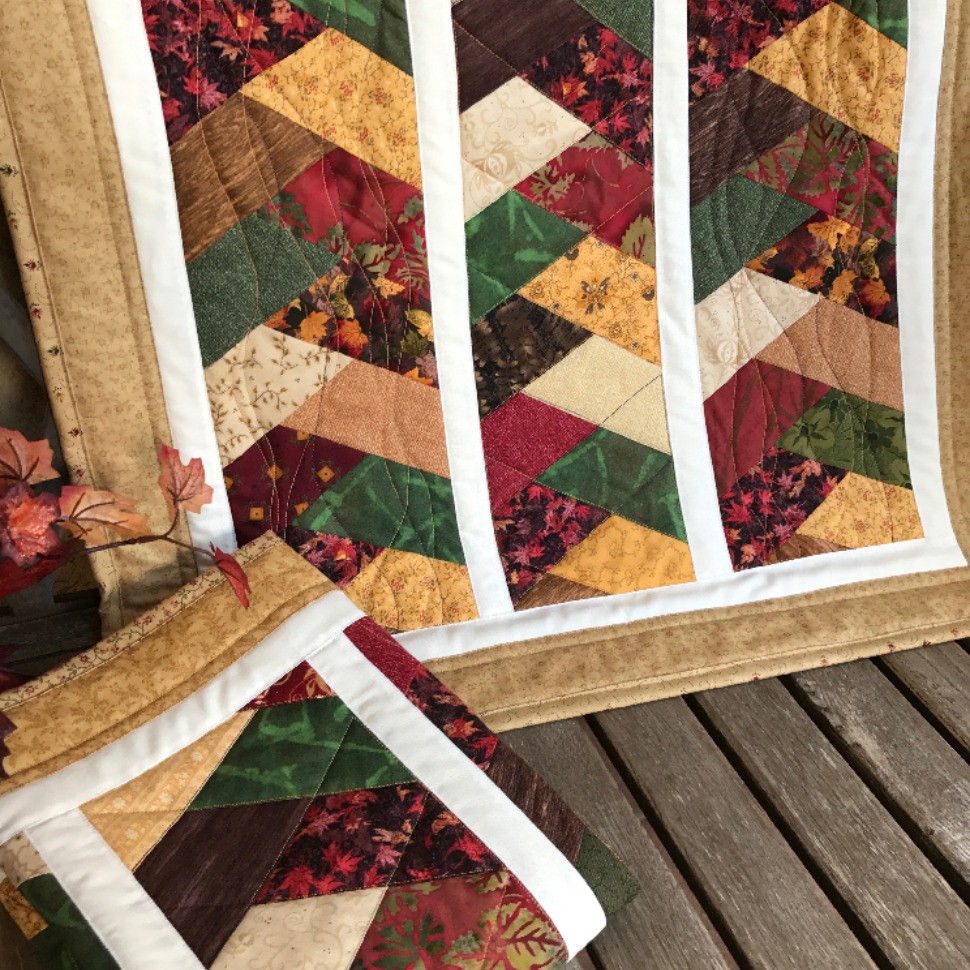 Autumn Friendship Braid End Table Toppers