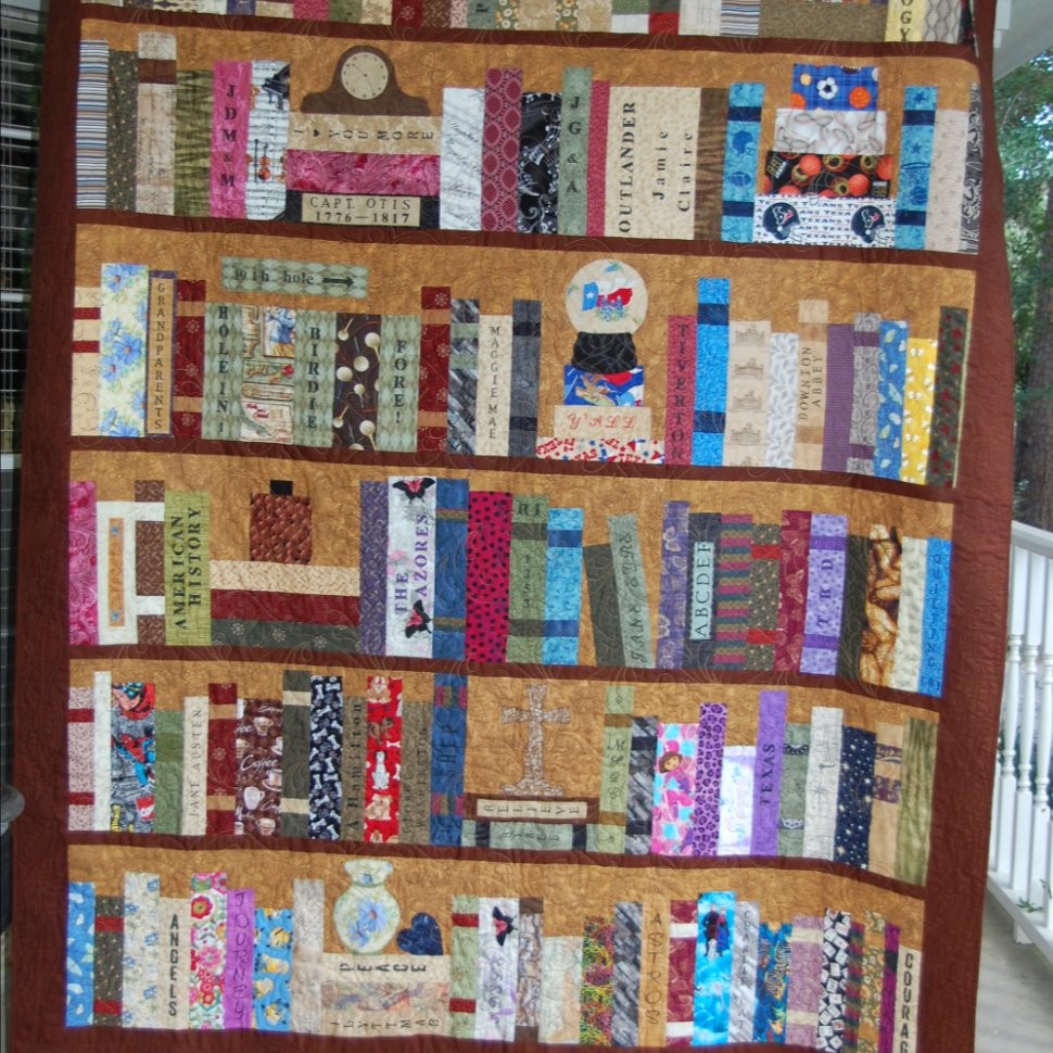 Mom's Bookcase Quilt