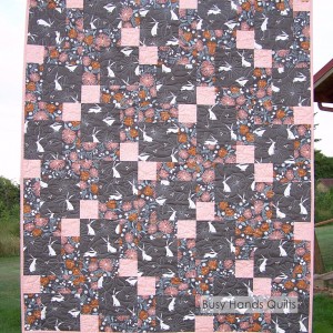 Folkwood Baby Quilt by Busy Hands Quilts
