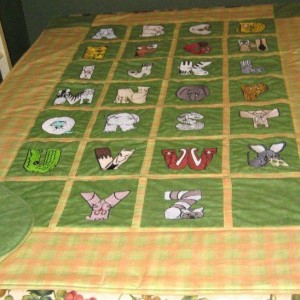 Embroidery Baby Quilt