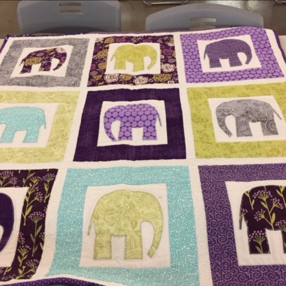 Grandbaby's Elephant Quilt