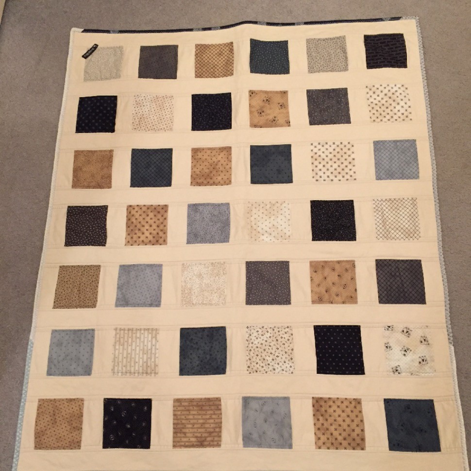 Quick quilt for 2 year old boy