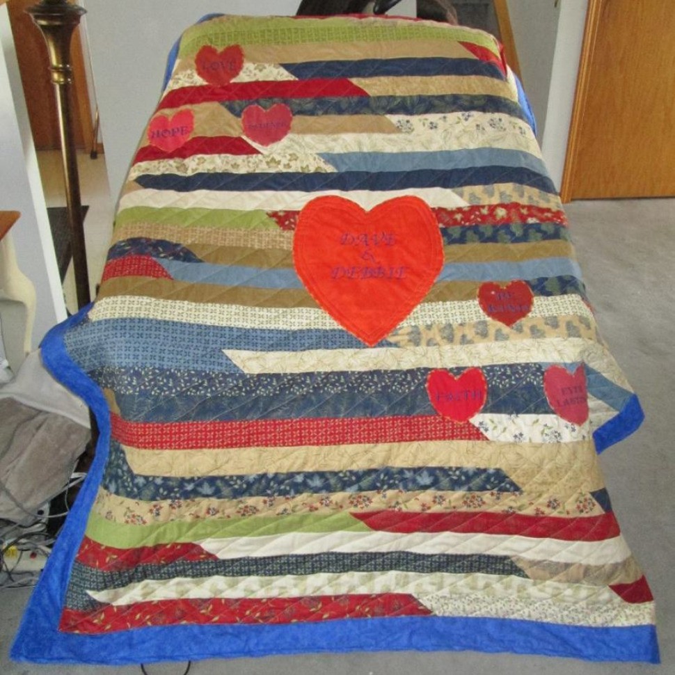 Jelly Roll Race Quilt