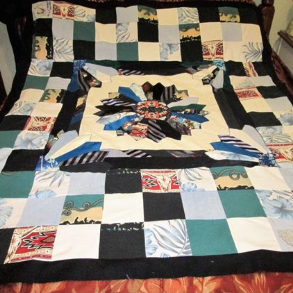 Dresden Tie Memory Quilt