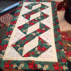 Twisted Pole table runner