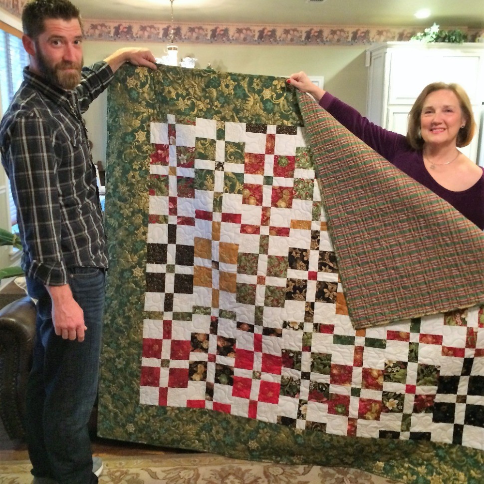 Christmas Quilt for Kyle