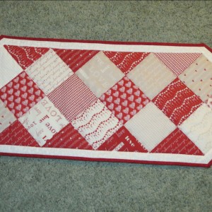 Valentine's Day small table runner