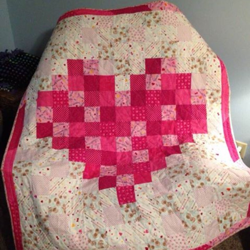 Heart Lap Quilt