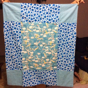 Super Sized Nine Patch Baby Quilt