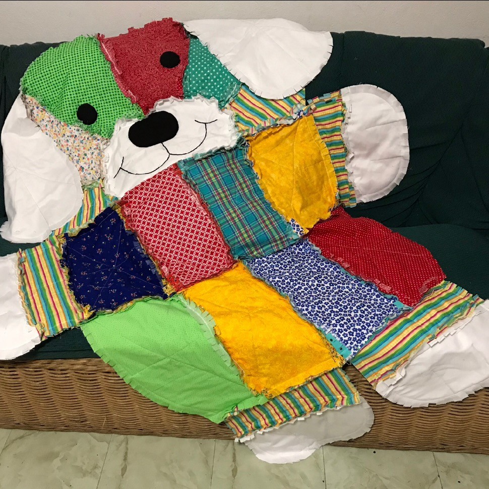 Dog Rag Quilt Quiltsby me