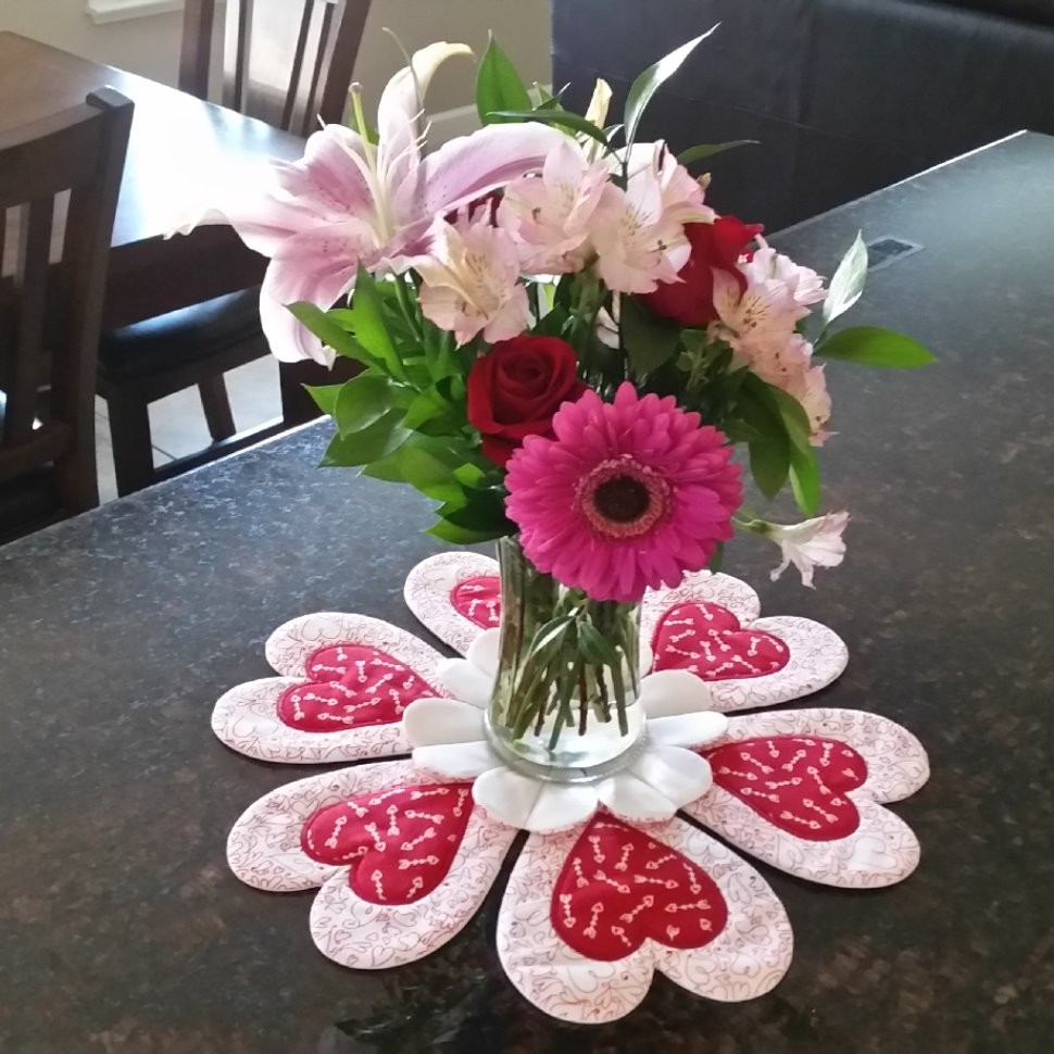 Valentine's Day Table topper