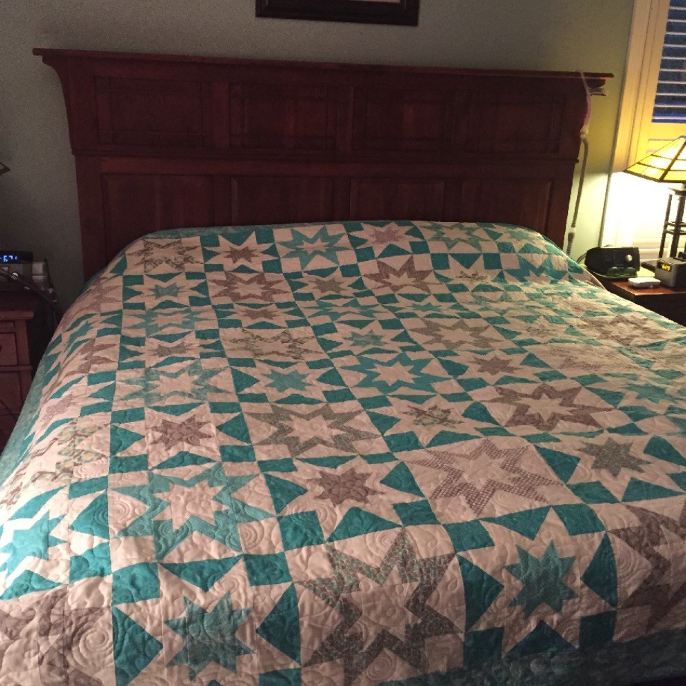 Double star quilt