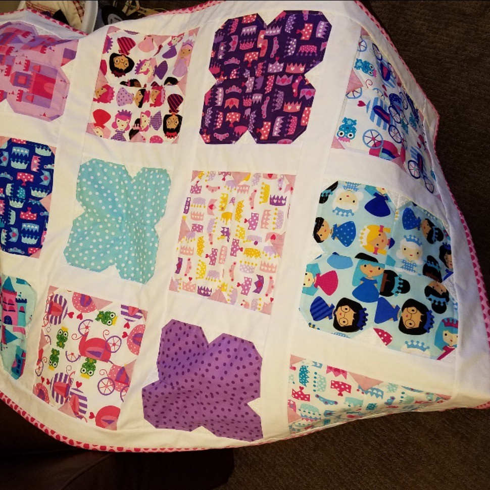 Baby quilt for Karen