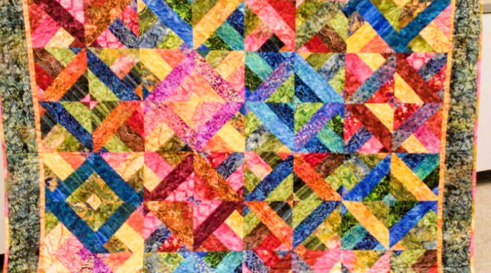 Rainbow Batiks Jelly Roll Quilt Quiltsby me