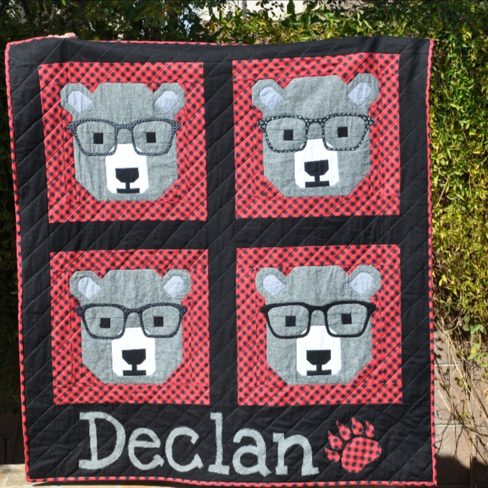 Declan's Bjorn Bear Baby quilt