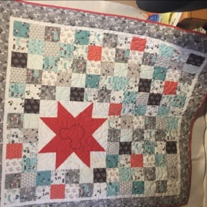 Mickey Mouse Quilt for Grandbaby Coming in April