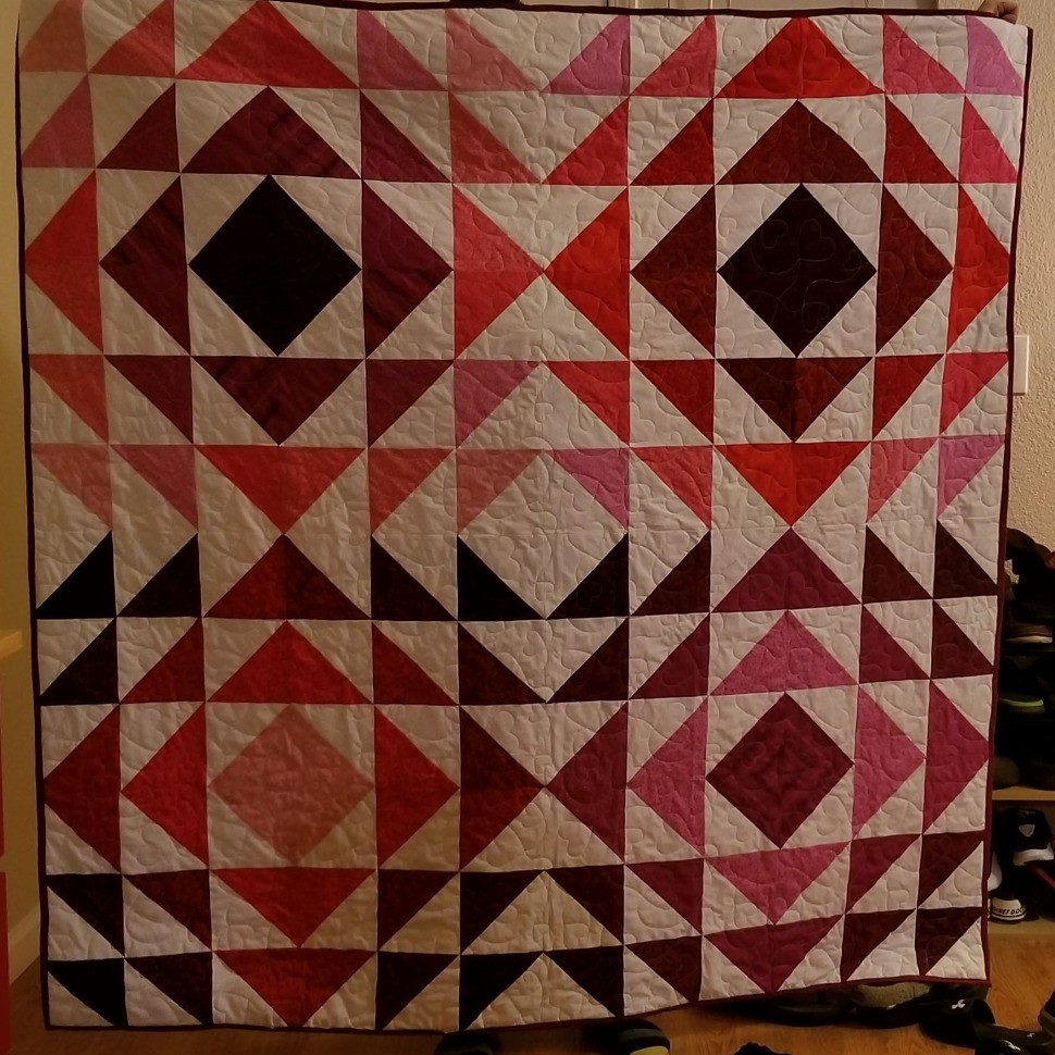 Quilt #2: Red Tranquility