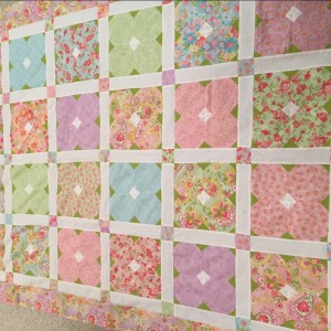 Two quilts, different colors