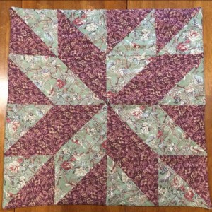 Mitsy quilts despite blindness and dementia