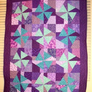 JCY's Purple and Turquiose Quilt