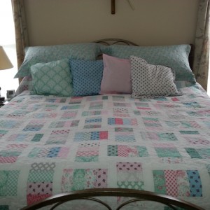 KIng-sized Shabby Cottage Quilt
