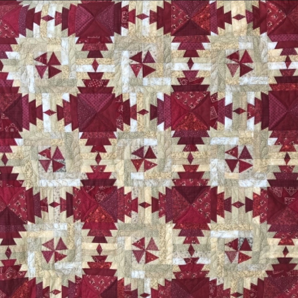 Pineapple Nine Patch Quiltsby me