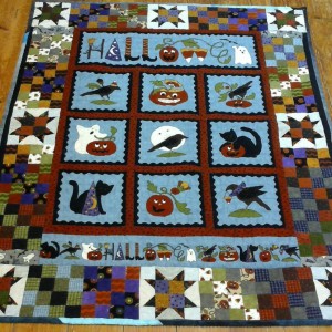 Halloween lap quilt
