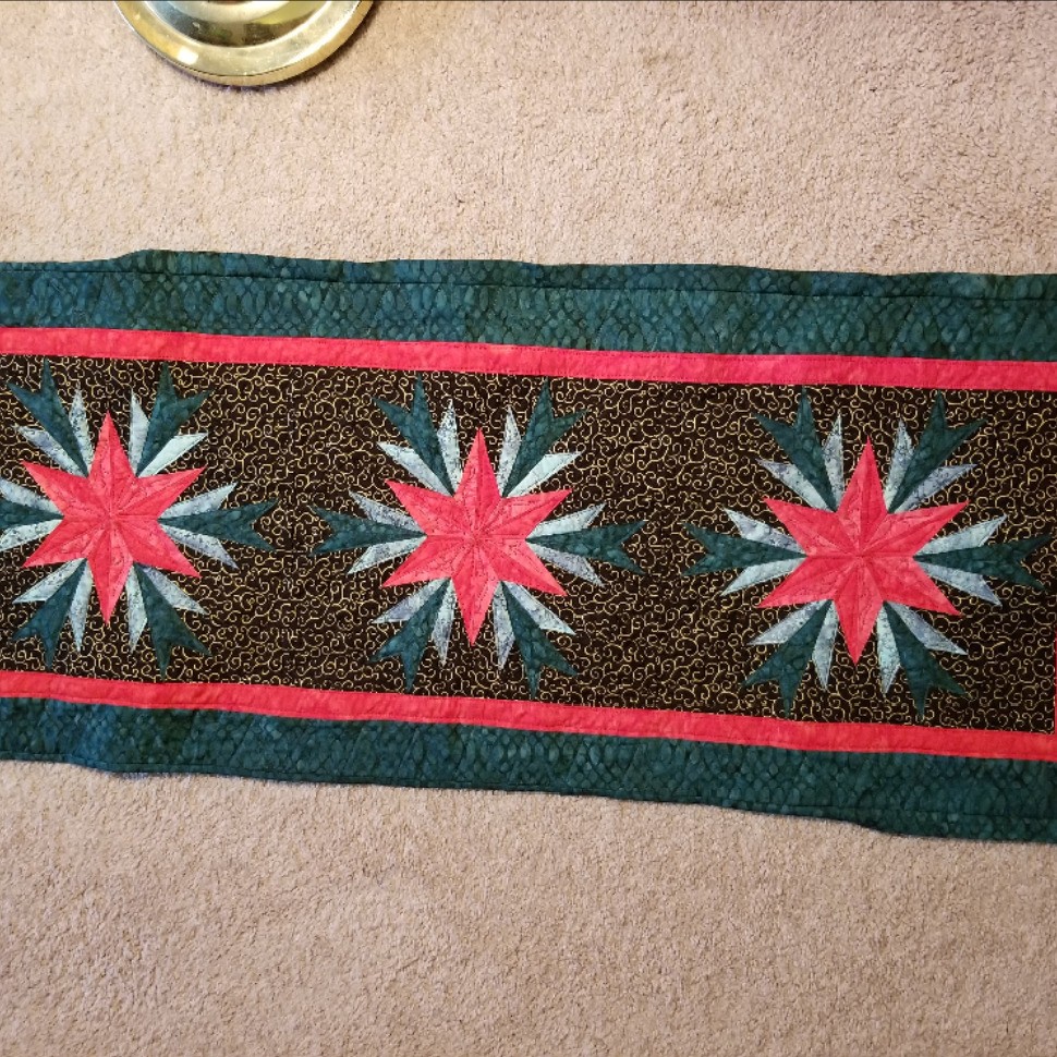 Cactus Star Table Runner