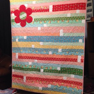 Charli's Jelly Roll quilt