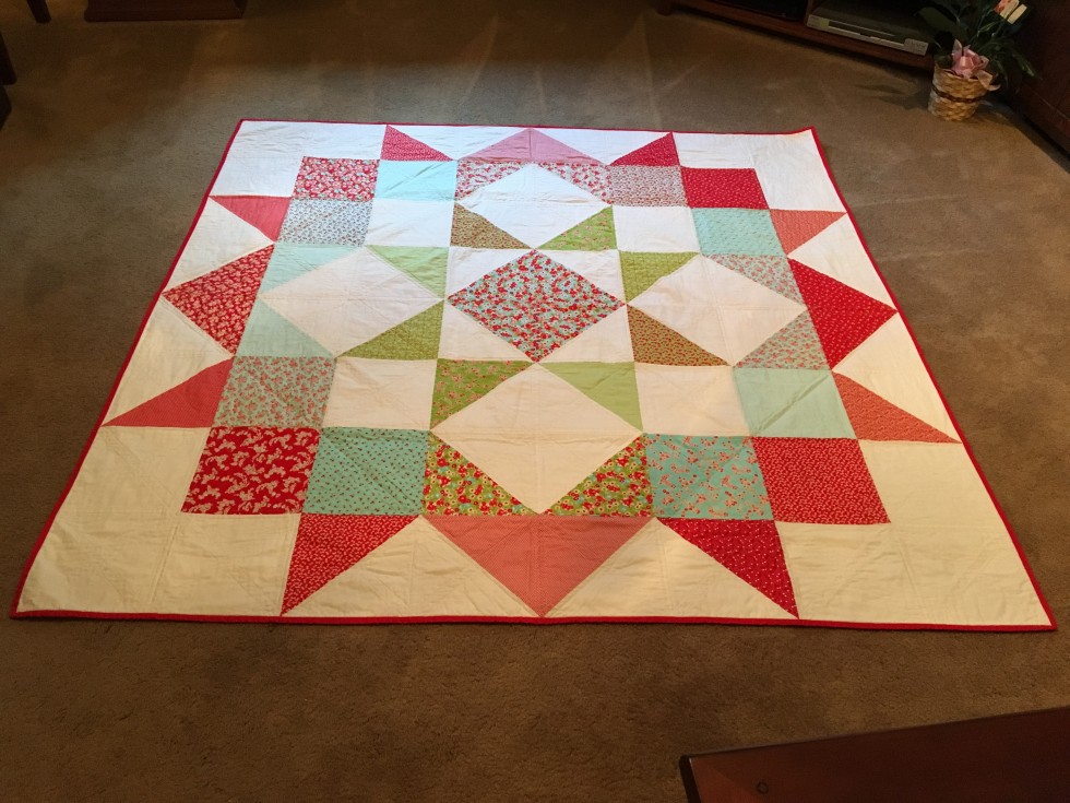Quilt and Toddler Apron for Granddaughter