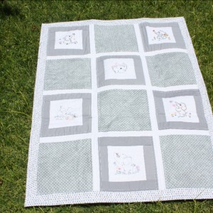 Baby Quilt - Elephants