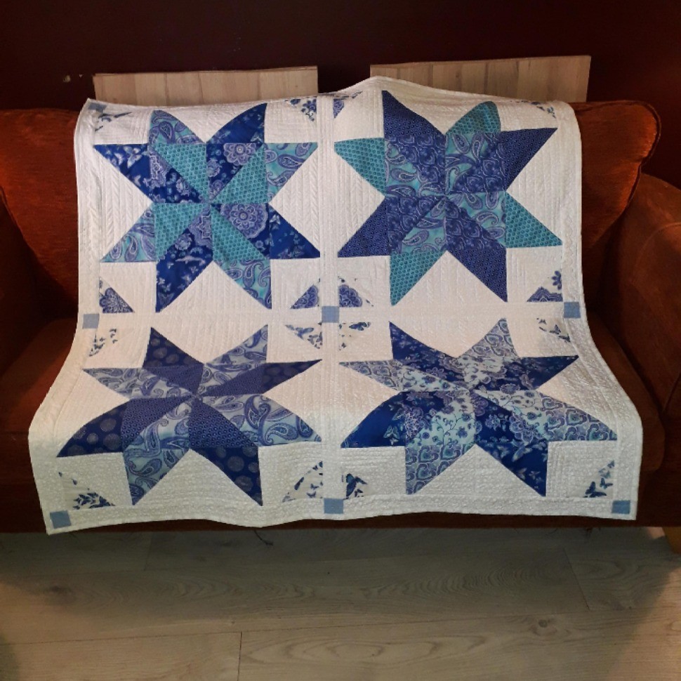Quilted Sheila's Stars