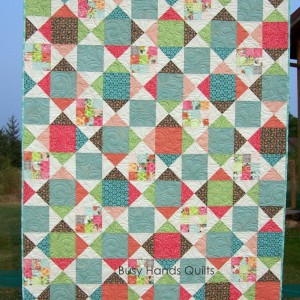 Scrappy Patchwork Twin Quilt