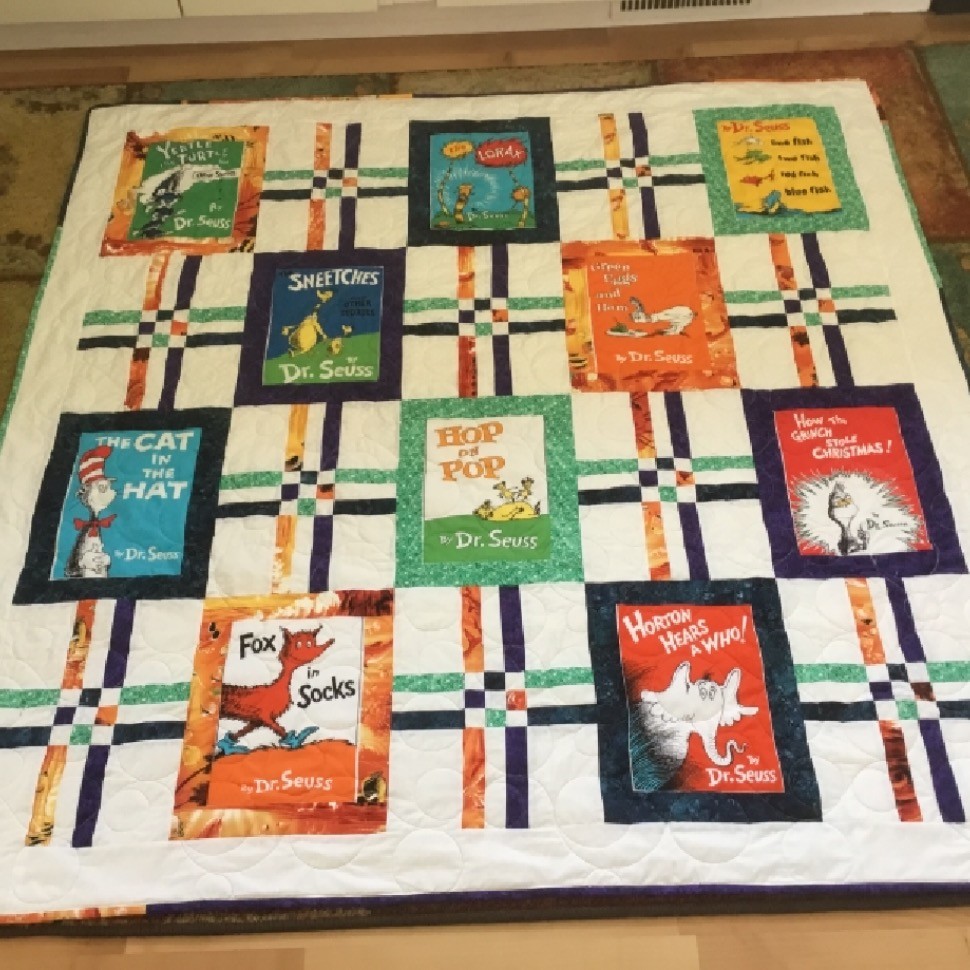 Dr Seuss Baby Quilt Quiltsby me