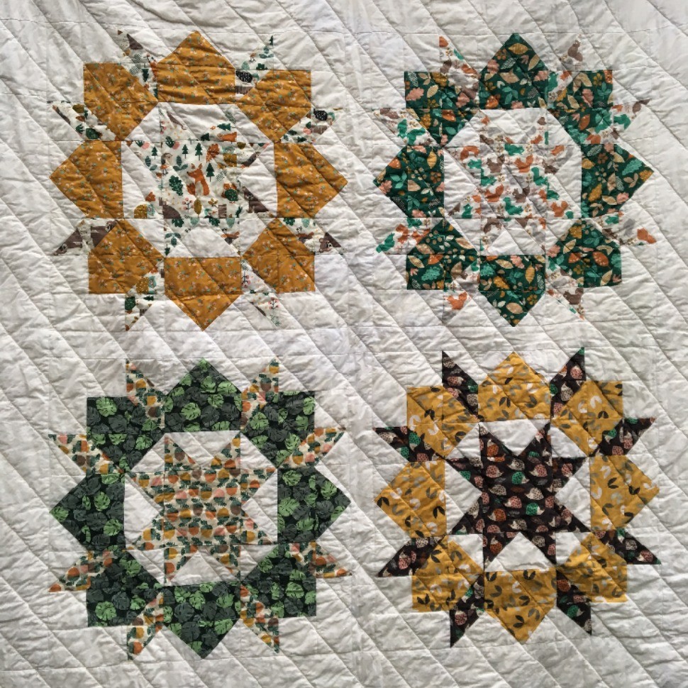 August's Harvestwood Swoon Quilt 2018