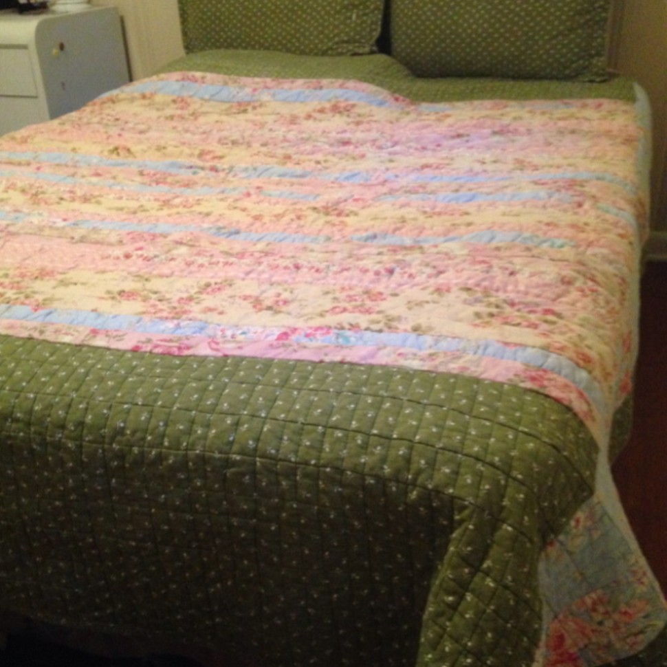 My first bed sized quilt 