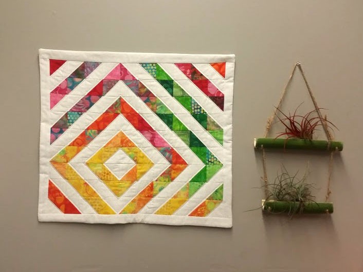 Mini Quilt to brighten my office