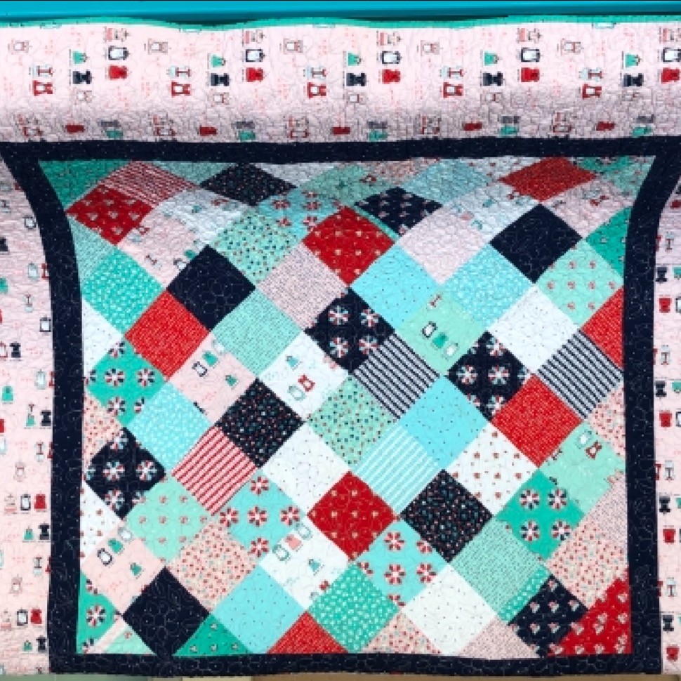 Charm Quilt on Point